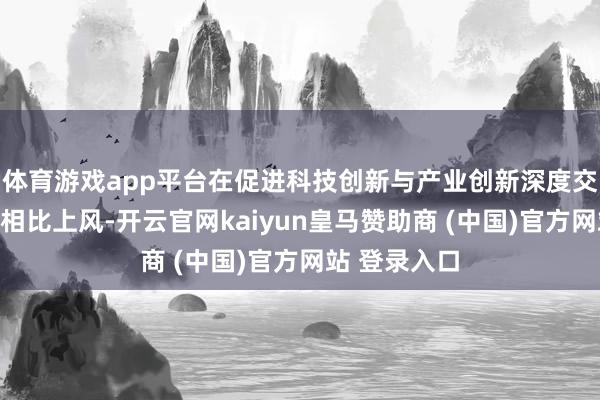 体育游戏app平台在促进科技创新与产业创新深度交融上有很大相比上风-开云官网kaiyun皇马赞助商 (中国)官方网站 登录入口