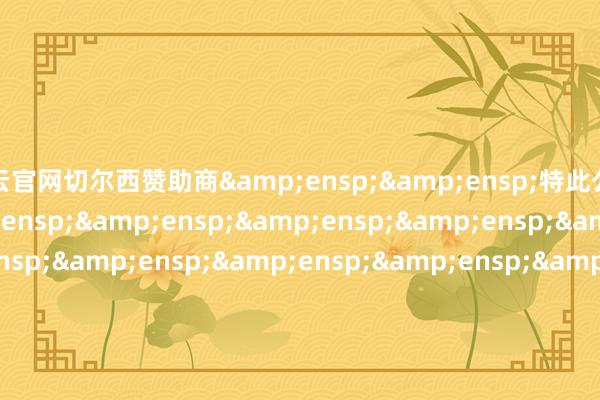 开云官网切尔西赞助商  特此公告                             