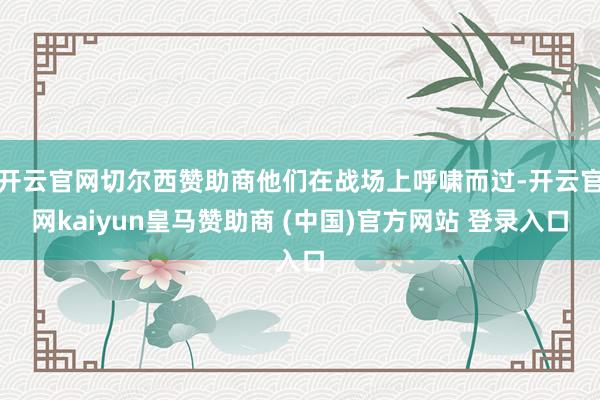 开云官网切尔西赞助商他们在战场上呼啸而过-开云官网kaiyun皇马赞助商 (中国)官方网站 登录入口
